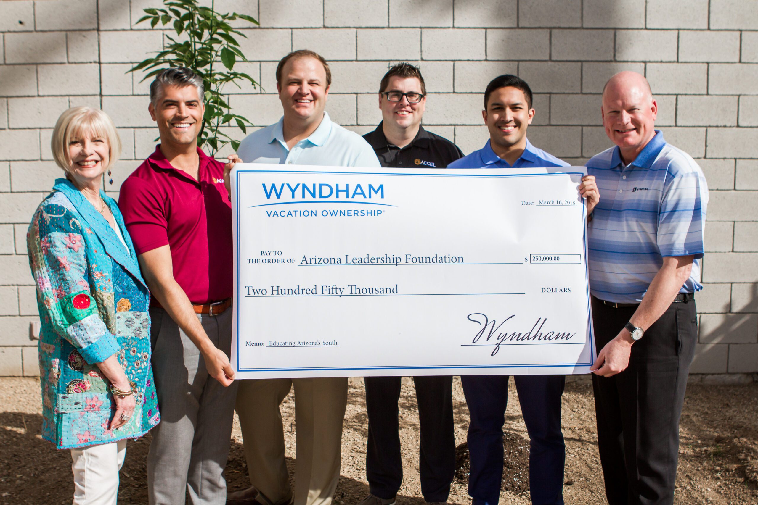 Grant from Wyndham Vacation Ownership will positively impact families in the valley
